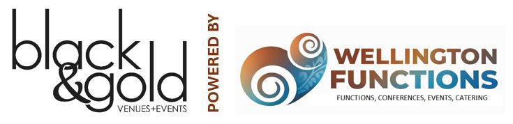 Black & Gold / Wellington Functions logo